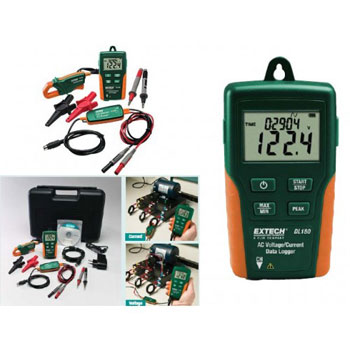 Extech jedno-kanalni merač/zapisivač AC struje ili AC napona DL 150-1