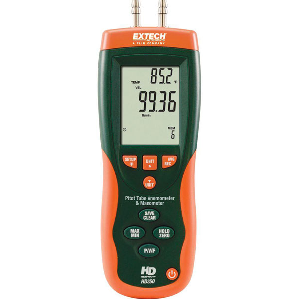 Extech merač brzine, protoka i temperature vazduha kao i vazdušnog pritiska HD 350