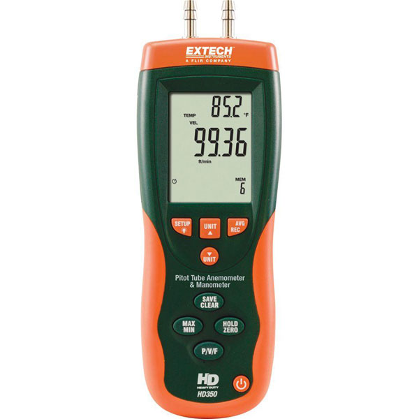 Extech merač brzine, protoka i temperature vazduha kao i vazdušnog pritiska HD 350 Extech merač brzine, protoka i temperature vazduha kao i vazdušnog pritiska HD 350