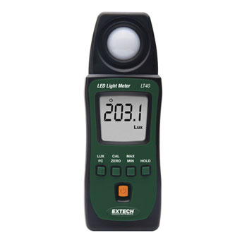Extech merač osvetljenosti LED svetla LT 40 Extech merač osvetljenosti LED svetla LT 40
