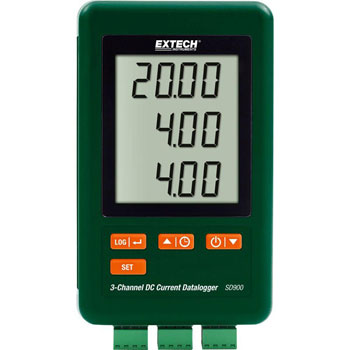 Extech trokanalni merač i zapisivač mA DC struje SD 900 Extech trokanalni merač i zapisivač mA DC struje SD 900