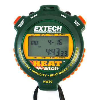 Extech digitalna štoperica sa prikazom temperature, vlage i termičkog indeksa HW 30 Extech digitalna štoperica sa prikazom temperature, vlage i termičkog indeksa HW 30