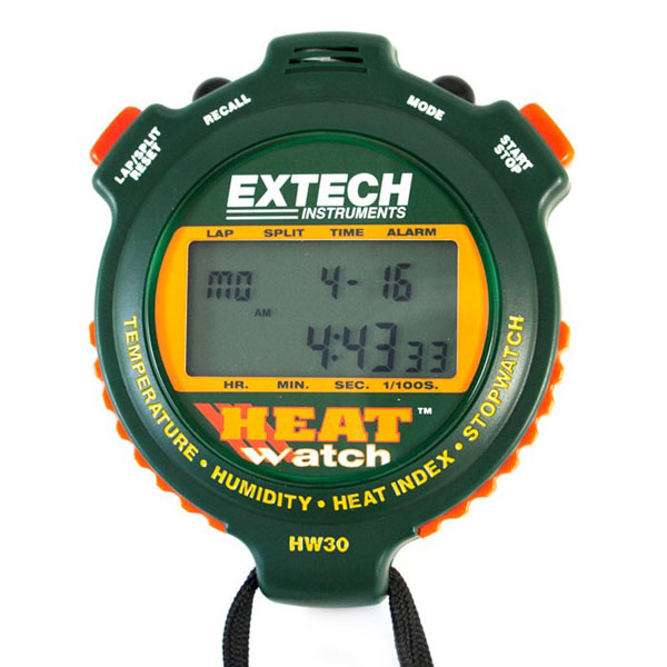 Extech digitalna štoperica sa prikazom temperature, vlage i termičkog indeksa HW 30 Extech digitalna štoperica sa prikazom temperature, vlage i termičkog indeksa HW 30