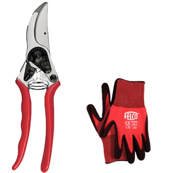 Felco komplet - makaze za orezivanje Felco 2 + rukavice 701 L, XL