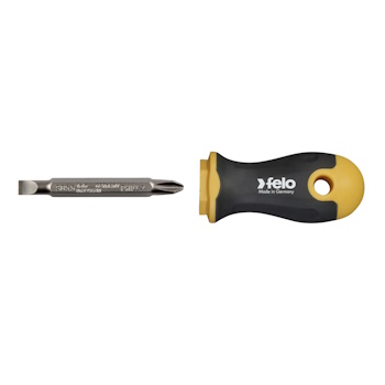 Felo držač bitova 1/4 Ergonic Stubby sa dvostranim nastavkom SL5.5/PH2 46926010 Felo držač bitova 1/4 Ergonic Stubby sa dvostranim nastavkom SL5.5/PH2 46926010