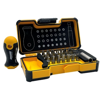 Felo set alata XS-Strongbox Bits 30 sa ručkom i držačem bitova SL/PH/PZ/HEX/TX/SP 30/1 02073006 Felo set alata XS-Strongbox Bits 30 sa ručkom i držačem bitova SL/PH/PZ/HEX/TX/SP 30/1 02073006