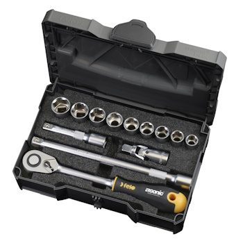 Felo set alata Ergonic sa dugačkom čegrtaljkom 1/2 Felo set alata Ergonic sa dugačkom čegrtaljkom 1/2
