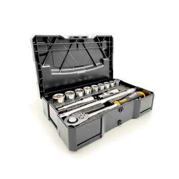 Felo set alata Ergonic sa dugačkom čegrtaljkom 1/2 Felo set alata Ergonic sa dugačkom čegrtaljkom 1/2