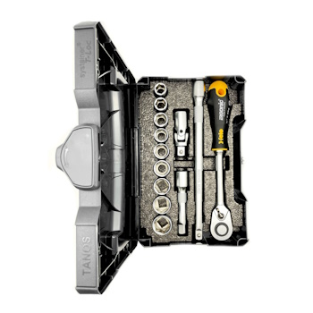 Felo set alata Ergonic sa dugačkom čegrtaljkom 1/2 Felo set alata Ergonic sa dugačkom čegrtaljkom 1/2