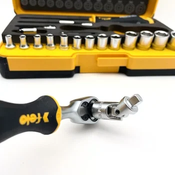 Felo set alata XL-Strongbox R-GO 19 sa čegrtaljkom SW/MS 19/1 05781906 Felo set alata XL-Strongbox R-GO 19 sa čegrtaljkom SW/MS 19/1 05781906