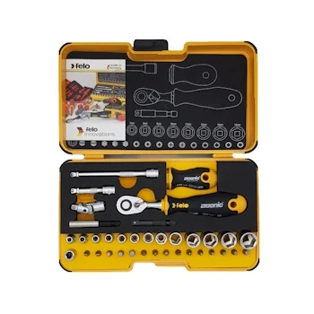 Felo set alata XL-Strongbox R-GO XL sa čegrtaljkom SL/HEX-Nut/HEX/PH/PZ/TX/SQ 36/1 05783616 Felo set alata XL-Strongbox R-GO XL sa čegrtaljkom SL/HEX-Nut/HEX/PH/PZ/TX/SQ 36/1 05783616