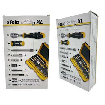 Felo set alata XL-Strongbox R-GO sa čegrtaljkom SL/HEX/HEX-Nut/PH/SQ 36/1 05783656-7