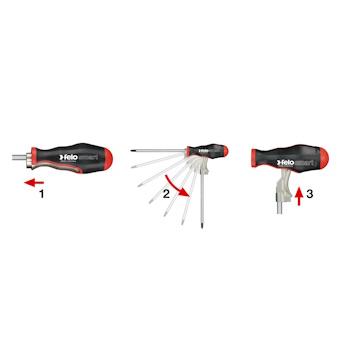 Felo set alata XL-Strongbox Smart Evo SL/PH/PZ/HEX/TORX 13/1 06081306 Felo set alata XL-Strongbox Smart Evo SL/PH/PZ/HEX/TORX 13/1 06081306