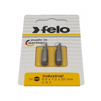 Felo set bitova Industrial slot SL6,5 x 25 2/1 02061036 Felo set bitova Industrial slot SL6,5 x 25 2/1 02061036