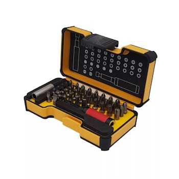 Felo set bitova XS-Strongbox Bits 38 sa držačem bitova STAR SL/PH/PZ/HEX/TX/SQ 38/1 02073806 Felo set bitova XS-Strongbox Bits 38 sa držačem bitova STAR SL/PH/PZ/HEX/TX/SQ 38/1 02073806