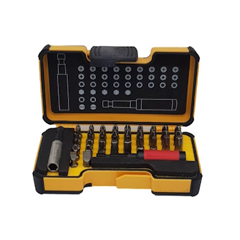 Felo set bitova XS-Strongbox Bits 38 sa držačem bitova STAR SL/PH/PZ/HEX/TX/SQ 38/1 02073806 Felo set bitova XS-Strongbox Bits 38 sa držačem bitova STAR SL/PH/PZ/HEX/TX/SQ 38/1 02073806