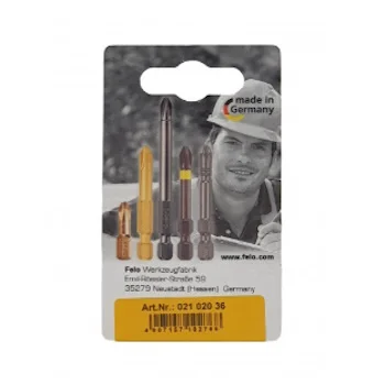 Felo set bitova Industrial Pozidriv PZ2 x 25 2/1 02102036 Felo set bitova Industrial Pozidriv PZ2 x 25 2/1 02102036