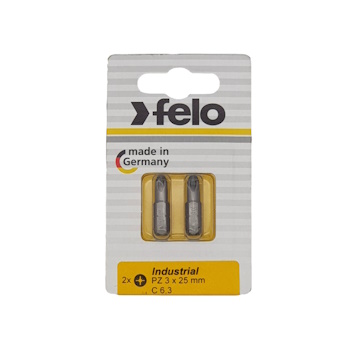 Felo set bitova Industrial Pozidriv PZ3 x 25 2/1 02103036 Felo set bitova Industrial Pozidriv PZ3 x 25 2/1 02103036