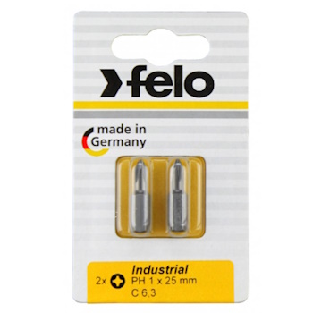 Felo set bitova Industrial Phillips PH2 x 25 2/1 02202036 Felo set bitova Industrial Phillips PH2 x 25 2/1 02202036