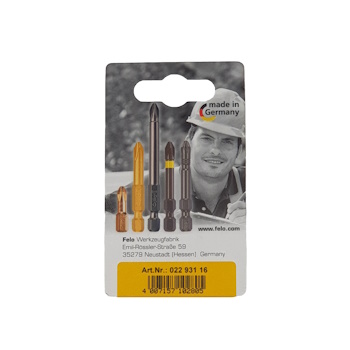 Felo set bitova Industrial Phillips PH1/PH2/PH3 x 25 3/1 02293116 Felo set bitova Industrial Phillips PH1/PH2/PH3 x 25 3/1 02293116