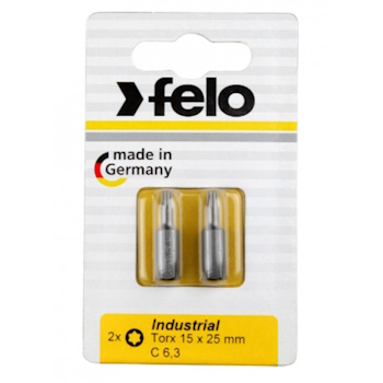 Felo set bitova Industrial TORX TX15 x 25 2/1 02615036