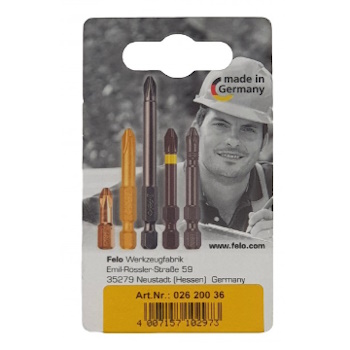 Felo set bitova Industrial TORX TX20 x 25 2/1 02620036 Felo set bitova Industrial TORX TX20 x 25 2/1 02620036