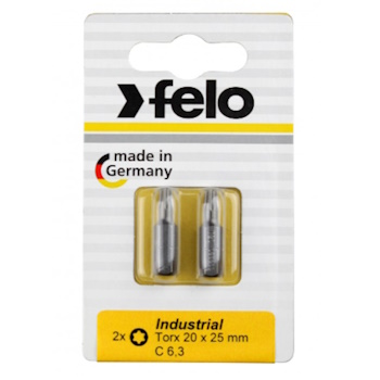 Felo set bitova Industrial TORX TX25 x 25 2/1 02625036 Felo set bitova Industrial TORX TX25 x 25 2/1 02625036
