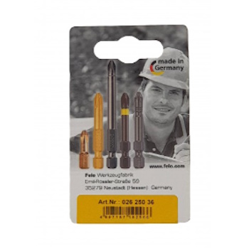 Felo set bitova Industrial TORX TX25 x 25 2/1 02625036 Felo set bitova Industrial TORX TX25 x 25 2/1 02625036