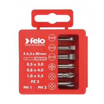 Felo set bitova Industrial Bit-box Profi 50mm SL/PH/PZ 6/1 03092516 Felo set bitova Industrial Bit-box Profi 50mm SL/PH/PZ 6/1 03092516