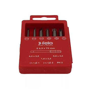 Felo set bitova Industrial Bit-box Profi 73mm SL/PH/XENO 6/1 03192716-3