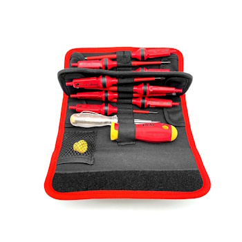 Felo set dielektričnih alata Belt Bag E-Smart slim VDE SL/PH/PZ/TX 12/1 06381204-3