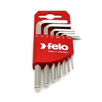 Felo set kratkih šestougaonih L-ključeva HEX 1.5-6.0mm 7/1 34500711-1