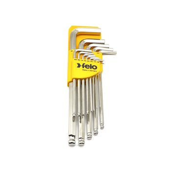 Felo set dugih inčnih L-ključeva sa šestougaonom kuglom HEX .050-3/8 13/1 37513011 Felo set dugih inčnih L-ključeva sa šestougaonom kuglom HEX .050-3/8 13/1 37513011