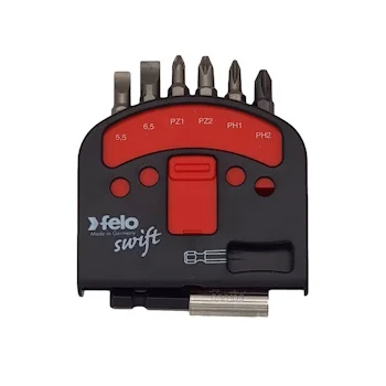 Felo set sa držačem i bitovima Industrial Swift SL/PH/PZ 7/1 02060116 Felo set sa držačem i bitovima Industrial Swift SL/PH/PZ 7/1 02060116