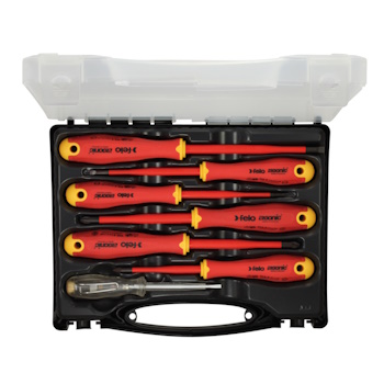 Felo set šrafcigera Ergonic Slim VDE sa testerom napona SL/PH/PZ 7/1 41380736 Felo set šrafcigera Ergonic Slim VDE sa testerom napona SL/PH/PZ 7/1 41380736