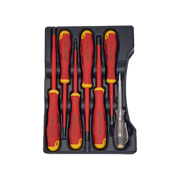 Felo set šrafcigera Ergonic Slim VDE sa testerom napona SL/PH/PZ 7/1 41380736 Felo set šrafcigera Ergonic Slim VDE sa testerom napona SL/PH/PZ 7/1 41380736