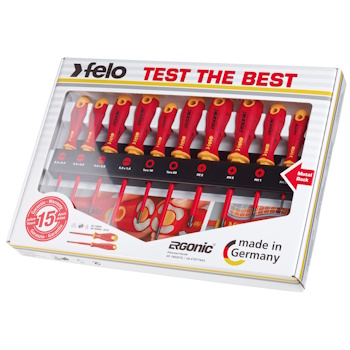 Felo set šrafcigera Ergonic VDE SL/PH/PZ/TX 10/1 41491093-4