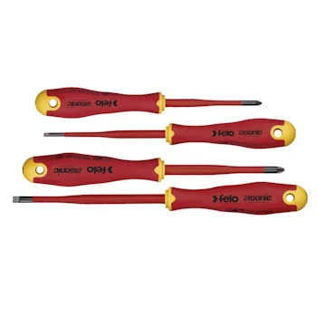 Felo set dielektričnih šrafcigera Ergonic VDE E-slim SL/Z 4/1 41784198