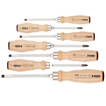Felo set udarnih šrafcigera sa drvenom drškom SL/PH/PZ 7/1 33597198 Felo set udarnih šrafcigera sa drvenom drškom SL/PH/PZ 7/1 33597198