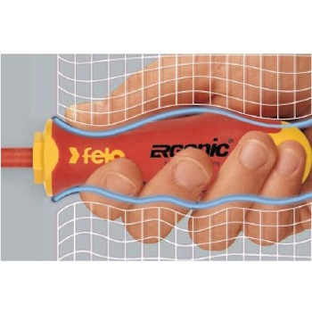 Felo šrafciger Ergonic VDE slot 3.5x100 41303590 Felo šrafciger Ergonic VDE slot 3.5x100 41303590