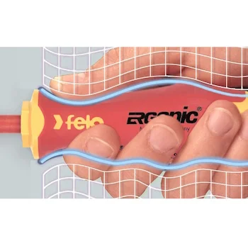 Felo šrafciger Ergonic VDE E-Slim Phillips PH2x100 41429390 Felo šrafciger Ergonic VDE E-Slim Phillips PH2x100 41429390