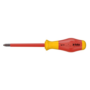 Felo šrafciger No.9 VDE Pozidriv PZ2x100 91520390 Felo šrafciger No.9 VDE Pozidriv PZ2x100 91520390