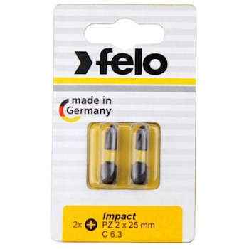 Felo udarni bit Impact Pozidriv PZ2x25 set 2/1 02102241 Felo udarni bit Impact Pozidriv PZ2x25 set 2/1 02102241