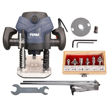 Ferm glodalica sa setom od 6 glodala 1300W PRM1015 Ferm glodalica sa setom od 6 glodala 1300W PRM1015