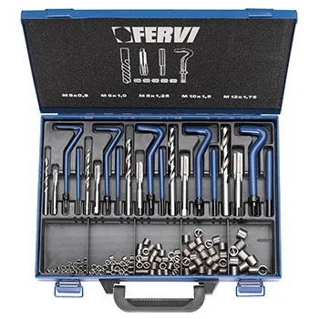 Fervi set za reparaciju navoja M5-12 E010 Fervi set za reparaciju navoja M5-12 E010