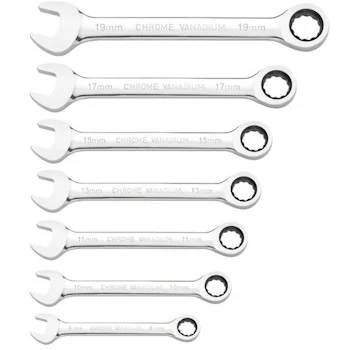 Fervi set kombinovanih ključeva 8-19mm set 7/1 0700/07P Fervi set kombinovanih ključeva 8-19mm set 7/1 0700/07P