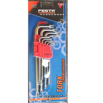 Festa imbusi torx CrV komplet T10-T50 07358-1