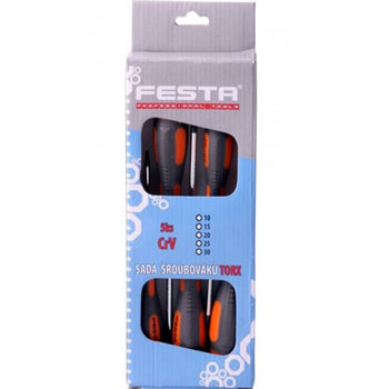 Festa odvijači TORX komplet 5 komada 77687 Festa odvijači TORX komplet 5 komada 77687