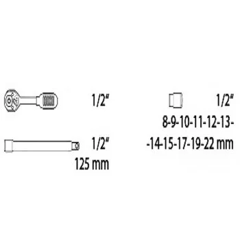 Festa set gedora 13 komada 1/2 Festa set gedora 13 komada 1/2