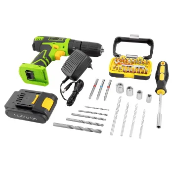 Fieldmann akumulatorska bušilica 14.4V + pribor FDV 10352-55AR Fieldmann akumulatorska bušilica 14.4V + pribor FDV 10352-55AR